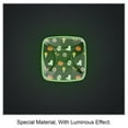 thumbnail image 2 of 4PCS Square Cabinet Fluorescence Knob Glowing in the Dark Furniture Drawer Pulls Handle with Screws Halloween, 2 of 5