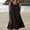 Black plus size mini dress a1, variant on Women Plus Size Round Neck Sleeveless A-Line Mini Dress Solid Casual Basic Summer Vacation Outfits, Light Blue L