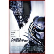 Alien Vs. Predator - Framed Movie Poster (Regular Style / White) (Size: 27" X 40") (Red Plastic Frame)