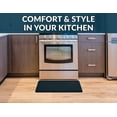 thumbnail image 3 of ComfiLife Anti Fatigue Floor Mat – 3/4 Inch Thick Perfect Kitchen Mat, Standing Desk Mat – Comfort at Home, Office, Garage – Durable – Stain Resistant – Non-Slip Bottom 20" x 32", Navy, 3 of 8