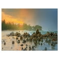 thumbnail image 2 of Coucher de Soleil sur la Plage Romantique - Impression sur Toile Paysage, 2 of 3