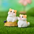 thumbnail image 5 of Cartoon Cat Figurine - Delicate Casting Fairy Garden Small Kitten Sculpture for Keepsake and Decoration - Adorable Cat Miniature for Fairy Gardens and Collectibles, 5 of 8