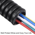 thumbnail image 3 of Uxcell 3.0 M 9 x 12 mm PP Flexible Corrugated Conduit Tube for Garden,Office Black, 3 of 5