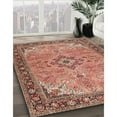 thumbnail image 2 of Ahgly Company Indoor Rectangle Traditional Fire Brick Red Medallion Area Rugs, 4' x 6', 2 of 6