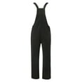 thumbnail image 4 of Jeans Men Mens Back Strap Denim Rompers Denim Cargo Pants Rompers European and American Jeans Pantalon Homme Jeans Black XXL, 4 of 4