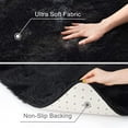 thumbnail image 4 of Andecor Ultra Soft Indoor Modern Area Rugs Fluffy Living Room Carpets for Children Bedroom Home Decor Nursery Rug, 4'X6',Black, 4 of 7