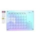 thumbnail image 2 of Tablero de mensajes acrílico de color con plan semanal y pegatinas borrables para refrigerador (1 ml), 2 of 8