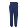 thumbnail image 7 of Audhol Casual Pants for Women Women's Summer High Waisted Baggy Pants Casual Ankle Length Trouser Slacks with Pockets Comfy Pants Women Blue3 3XL, 7 of 7