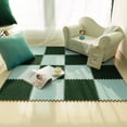 thumbnail image 3 of Alfombrilla de espuma EVA con empalme de gamuza corta, alfombrilla de empalme libre para habitación de juguetes de bebés y niños, alfombrilla antideslizante anticaídas para gatear, 3 of 5