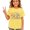 Yellow, variant on School Uniform Tshirts Girls Printed Crewneck T Shirt Short Sleeve Loose Fit Top Girls T Shirts Pink 10-11 Years