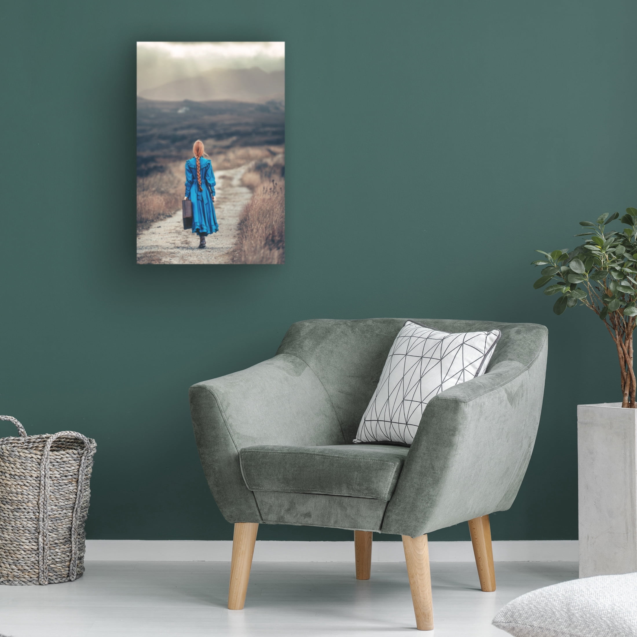 Canvas Wall Art - Magdalena Russocka 'Way Home' Wall Art for Living Room, Bedroom, or Office D?cor by Trademark Fine Art - 22 x 32 Inches