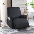 thumbnail image 2 of Funda para sillón reclinable TAOCOCO, negra, 3 piezas, 2 of 8