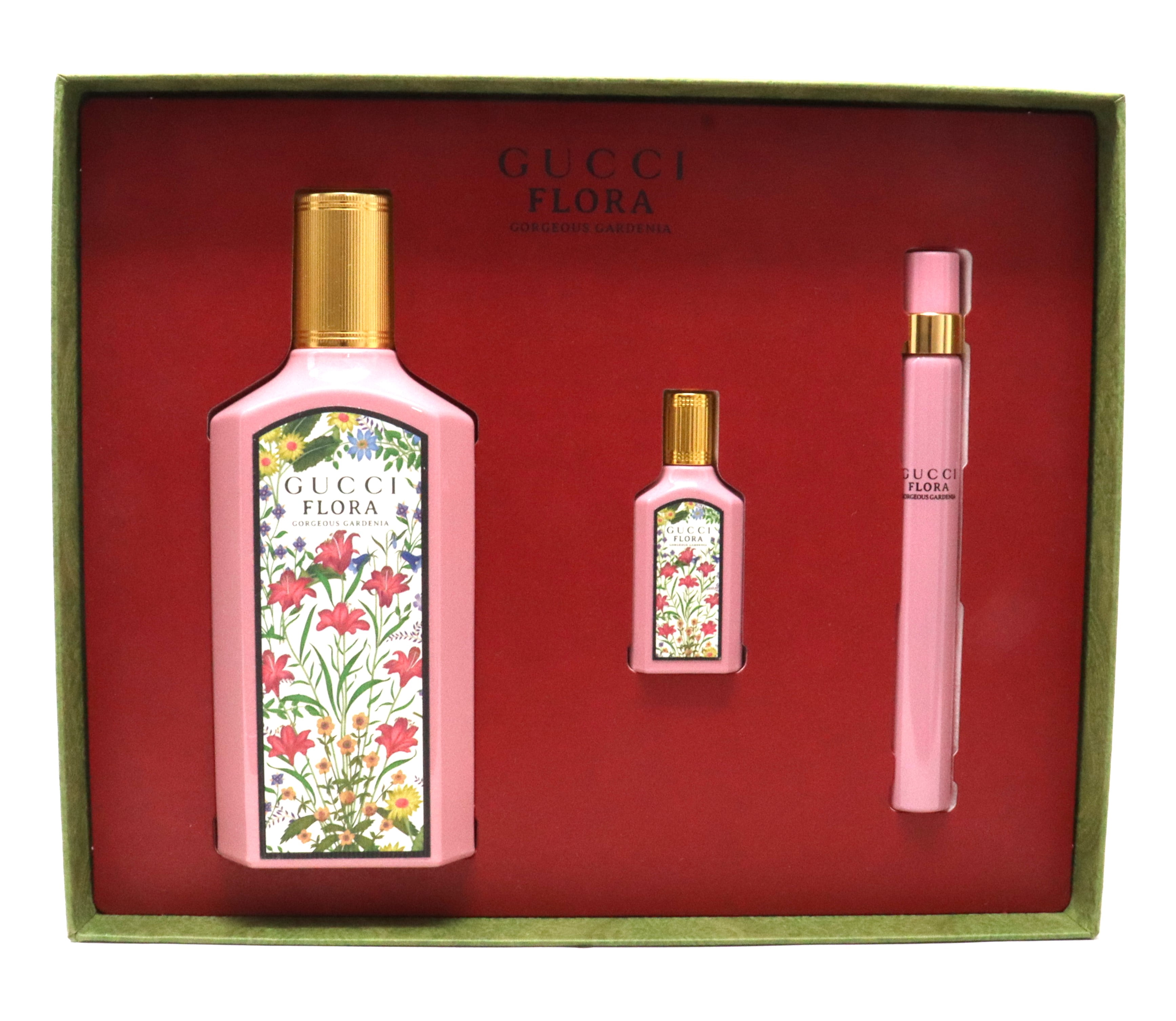 Gucci, Flora Gorgeous Gardenia, 3 Piece Gift Set for Women