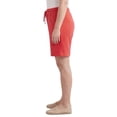 thumbnail image 5 of Turtle Bay New York Womens Interlock Knit Cotton Shorts with Elastic Waistband and Adjustable Drawstring, 5 of 6