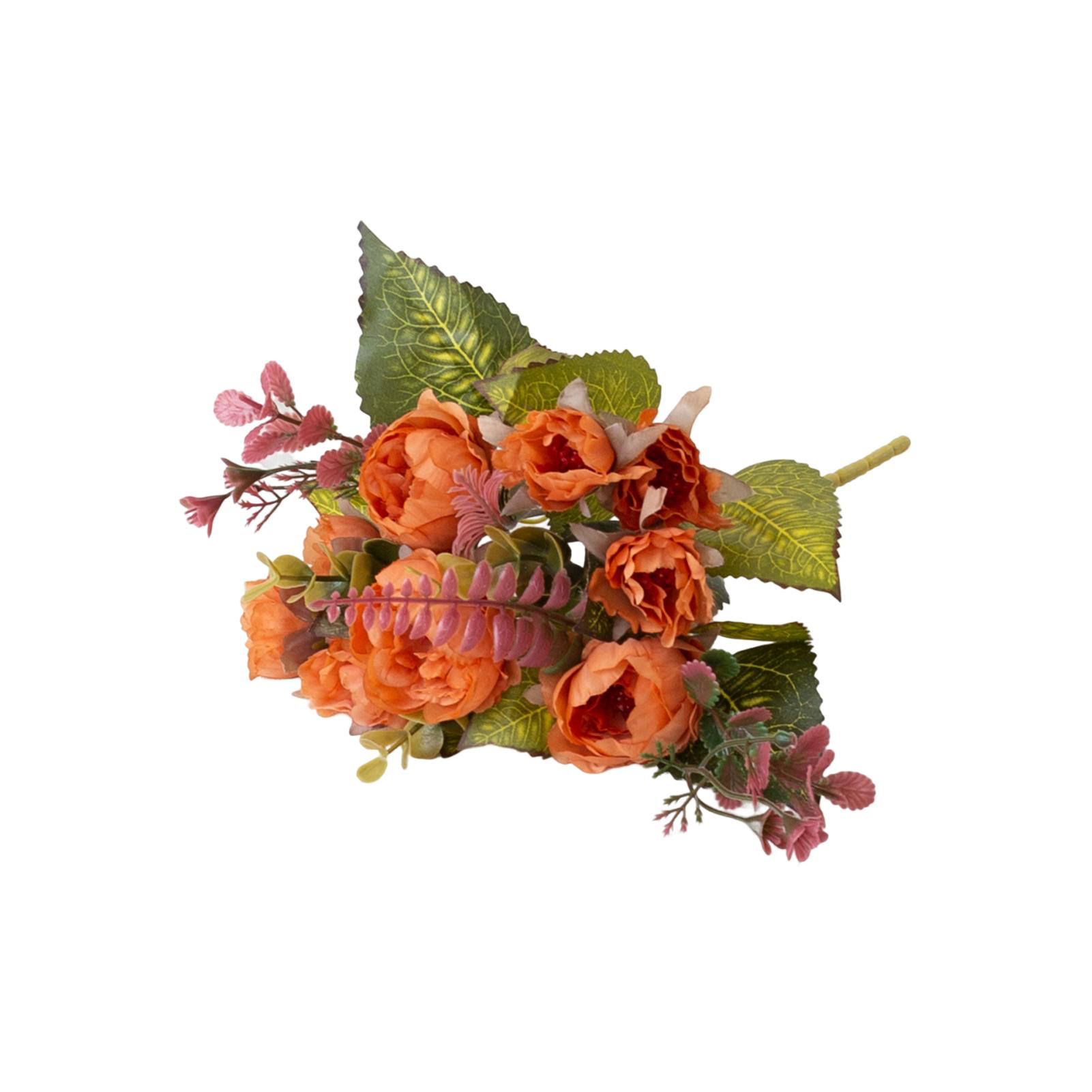 Artificial Flowers Silk Peony Rose Real Touch Fake Flowers Stem Vintage Bouquet for Home Wedding