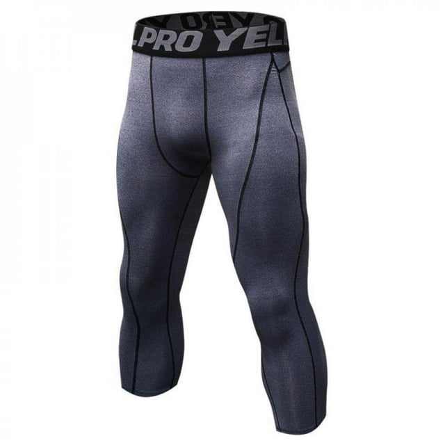 Professional Men‘s Compression Pants Cool Dry Athletic Workout Running Tights Leggings Plus Size For Exercise