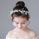 thumbnail image 4 of KAKOWELY Diadema de flores para niños Diadema de boda Diadema de flores para niños Diadema de perlas, 4 of 5