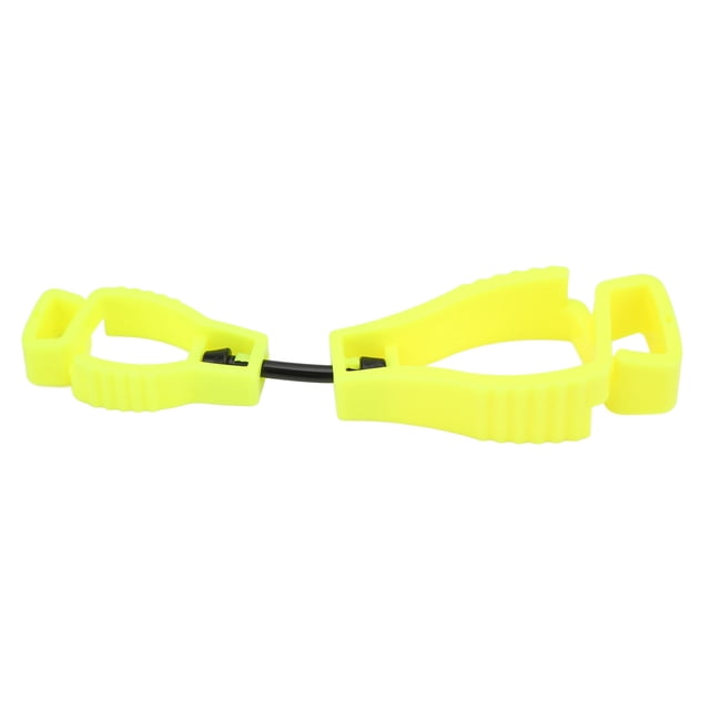 AT-1 Clip para guantes de trabajo Clip de plástico para guantes de trabajo de seguridad Percha Abrazadera de mano de obra Clip antipérdidaAmarillo YUNYI BRAND Deportes