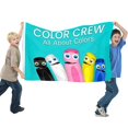 thumbnail image 2 of BabyFirst Color Crew Bandera impresa con temática, regalo perfecto para fanáticos, amigos y familiares, y adecuada para actividades al aire libre e interiores, decoraciones de fiesta. 120*180CM, 2 of 6