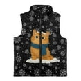 thumbnail image 4 of Pzuqiu Cat Boys Sleeveless Vests 9-10 Polyester Comfortable Zipper Winter Sleeveless Jacket with Pockets Warm Practical Fall Outfits Fashion Clothing for Teens Girls Boys Kids, 4 of 7