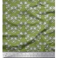 thumbnail image 1 of Soimoi Polyester Crepe Fabric Floral Block Decor Fabric Printed Yard 42 Inch Wide, 1 of 3