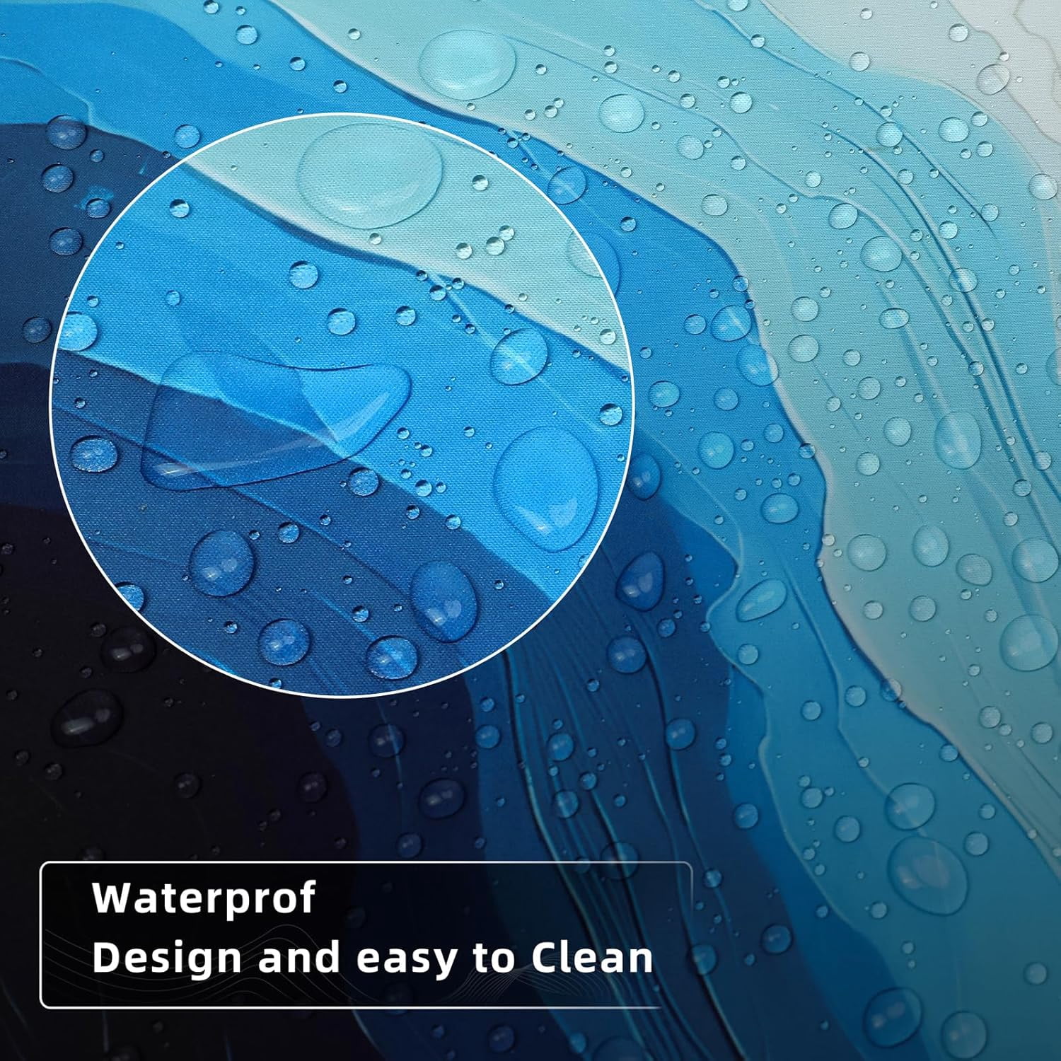 Gaming Mouse Pad for Desk,Large Mousepad Laptop, Sea Beach Ocean Waves Mouse Mat,Long XXL Waterproof Keyboard Pads,Big Non-Slip Mousepads for Game Office Home（31.5 x 11.9 in）