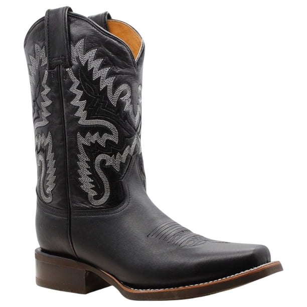 Botas western Exterior Piel Color Negro Para Hombre De RBCOLLECTION