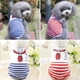 thumbnail image 5 of Ropa para perros, camisas a rayas para cachorros, paquete de 2 camisetas de marinero para mascotas, disfraces de camisetas sin mangas de verano, ropa para perros y gatos para niños y niñas Adepaton CPB-DE-LYY2198-4, 5 of 5