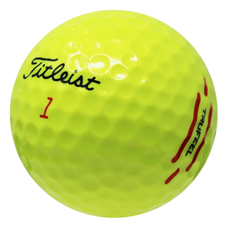 Pre-Owned Titleist TruFeel Yellow Golf Balls, Mint / AAAAA Condition, 12 Count, by Reload