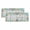 Green White, variant on 2 Pack Valances for Windows, Beach Coastal Window Valances for Living Room/Bedroom/Bathroom, Summer Coral Starfish Nautical Ocean Light Filtering Kitchen Curtain Valance Window Treatment 42"W x12" L