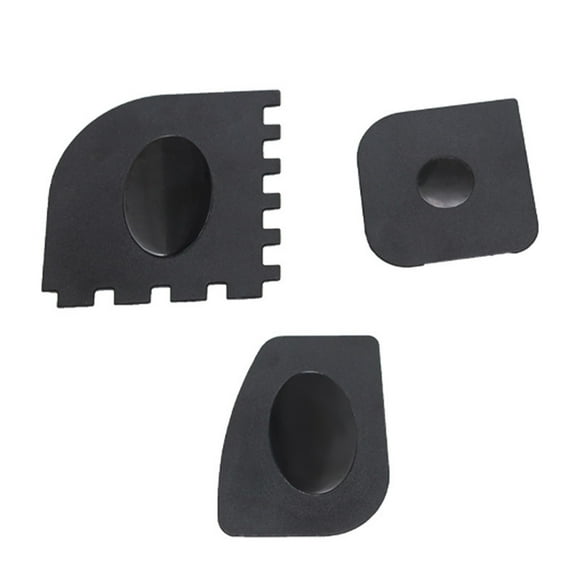 EGNMCR Grattoir de Nettoyage pour Fond de Poêle en Plastique, Grattoir Haute Température pour Poêle, Lavage, Poêle à Frire, Vaisselle, Grattoir de Nettoyage Antiadhésif pour Poêle, Spatule à Huile TYRE Scraper