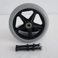 thumbnail image 2 of Langgg Roue avant de Fauteuil Roulant en PVC Robuste 6 Pouces Lisse pour Accessoires de Roller, 2 of 8