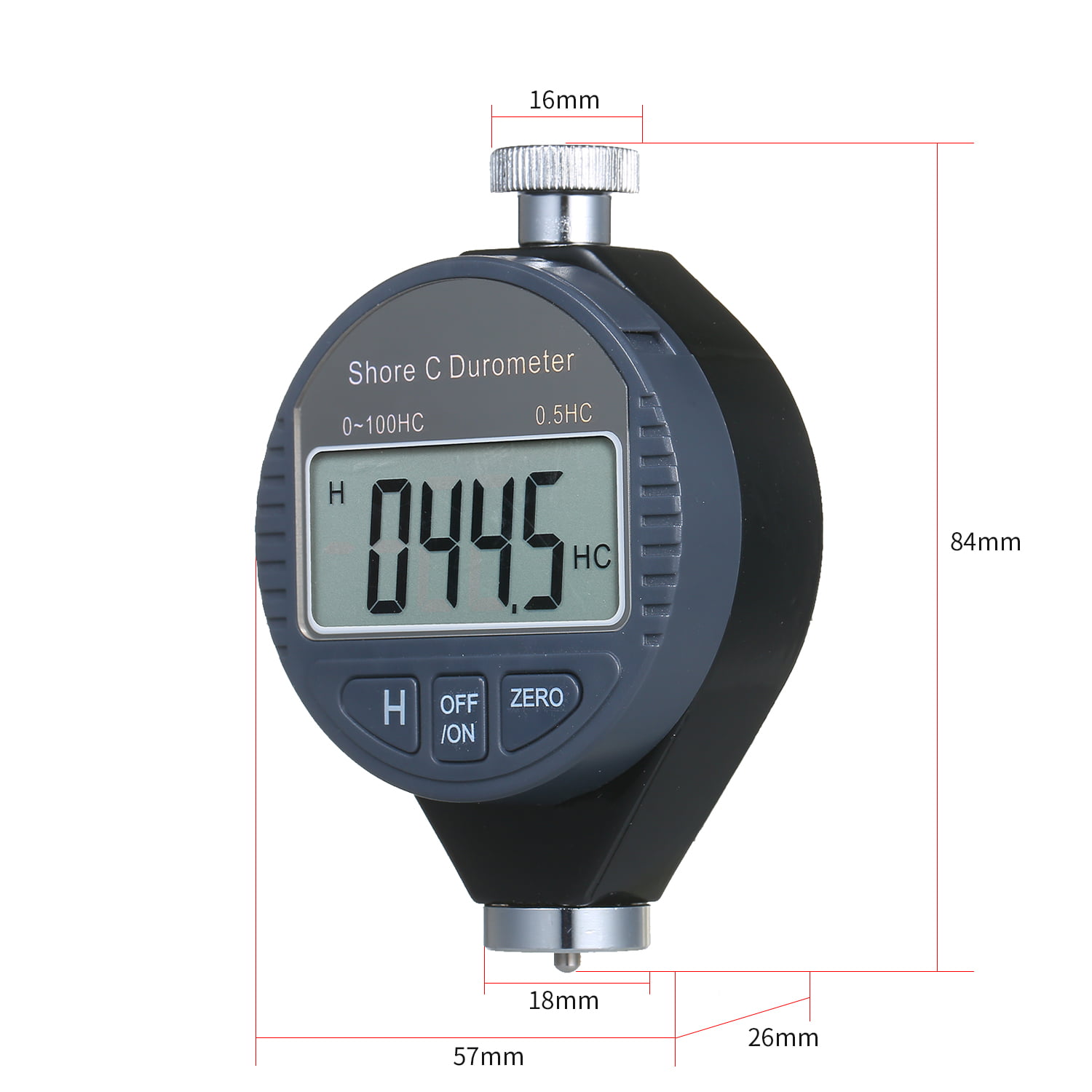 Details about   Portable 0-100HC Shore C Hardness Tester Meter Digital Durometer Scale for Y4Y1 