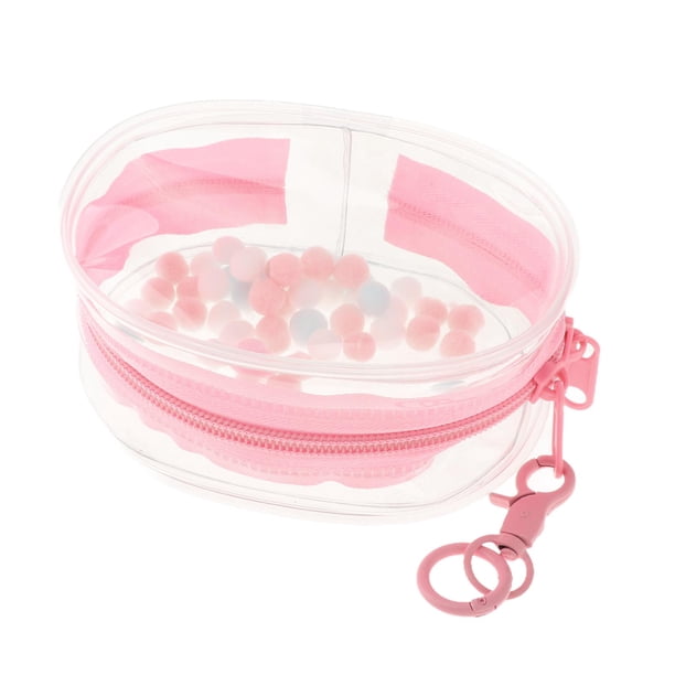 Bolsa Transparente CUTICAT para Exhibición de Figuras Estuche de Transporte Rosa