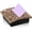 Gold, variant on ANHXN Rhinestone Self Stick Note Pad Holders Cute Note Holder Sticky Dispenser Bling Memo Stick Dispenser for Office Employee Coworkers Gifts Home Desk Supplies