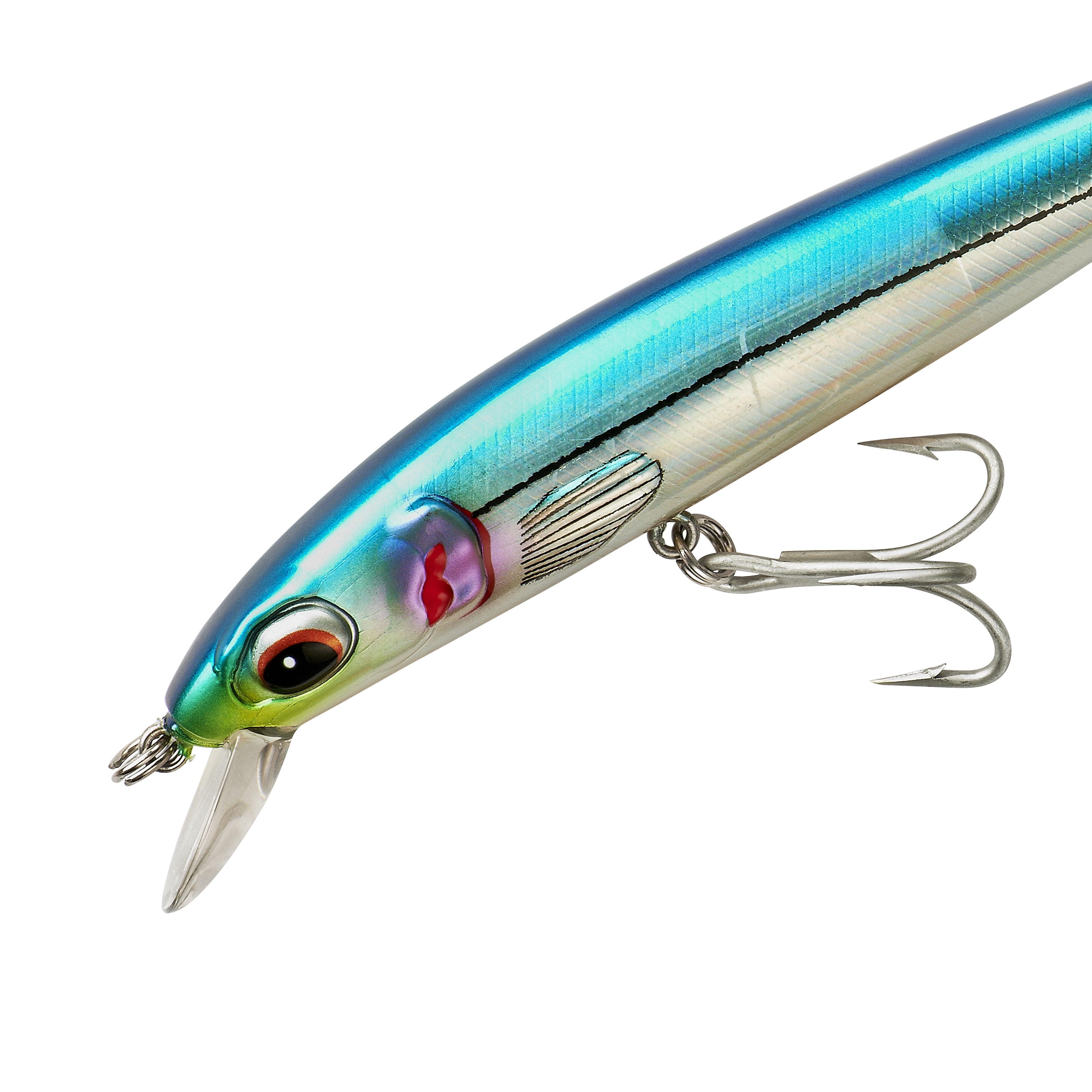 Bomber Long Shot Minnow Crankbait 6" Baby Bluefish 1 3/16 oz.