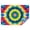 Colorful Rainbow Tie, variant on Rainbow Tie Dye Mandala Pattern Rectangle Tablecloth 60"x84",Waterproof Polyester Rectangle Table Cloth, Wipeable Spillproof Polyester Tablecloth for Dining, Camping, Indoor and Outdoor
