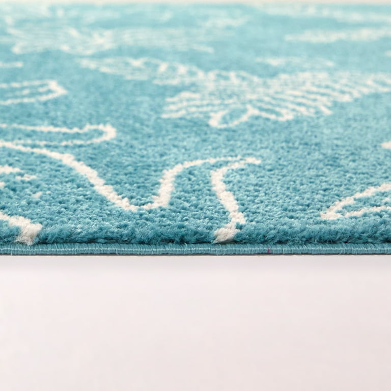 Free Shipping! Mainstays Blue Dinosaur Kids Bedroom Area Rug 8x10