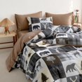 thumbnail image 4 of Set de edredón Wake In Cloud Rustic Cabin Christmas King, 4 of 7