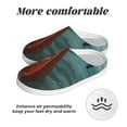 thumbnail image 6 of Lsque Swimming Goggled Flamingo Pattern Womens Comfort Cotton on Scuff With Memory Foam and Anti-skid Sole Slipper-46/47, 6 of 7