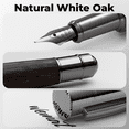 thumbnail image 7 of WEMATE Fountain Pen Set, Fine Nib with 20PCS 2.6MM Ink Cartridges(10 Black&10 Blue),1 Ink Converter, Nice Luxury Pen for Men, Women, Cool Wooden Fountain Pen for Writing, Journaling, Calligraphy, 7 of 7