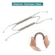 thumbnail image 4 of 3uds Placa Colgador, 8 Pulgadas Inoxidable Acero Invisible Pared Placa Perchas con 3uds Pared Ganchos y 12uds Protectores para Decorativos Platos, Plata, 4 of 6