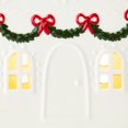 thumbnail image 3 of Light-Up LED Ceramic House Christmas Tabletop Decoration, White, 7", by Holiday Time, 3 of 6
