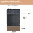 thumbnail image 5 of F-color SUV Cargo Liner para perros, resistente al agua, funda de carga para mascotas, funda para asiento de perro, alfombrilla para SUV, sedanes, furgonetas, con protector de solapa de parachoques, a, 5 of 5