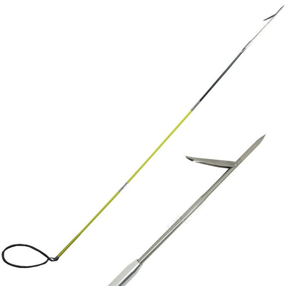Hybrid Hawaiian Sling 9' Travel Spearfishing 3-Piece Pole Spear Single Flopper