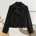 thumbnail image 2 of Jackets for Women Fall Jacket Short Casual Trench Jacket for Everyday Wear, 2 of 5