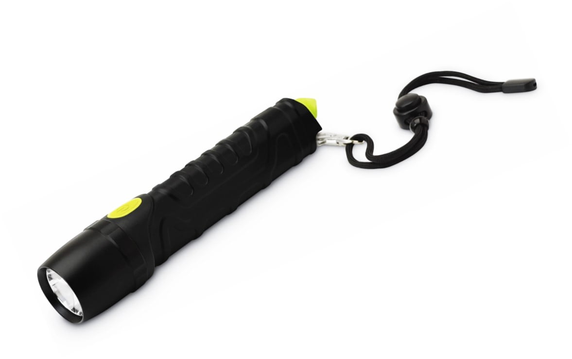 Cyclops 800 Lumens Led Pocket Flashlight with Emergency Glass Breaker for Camping, Hiking, Emergency