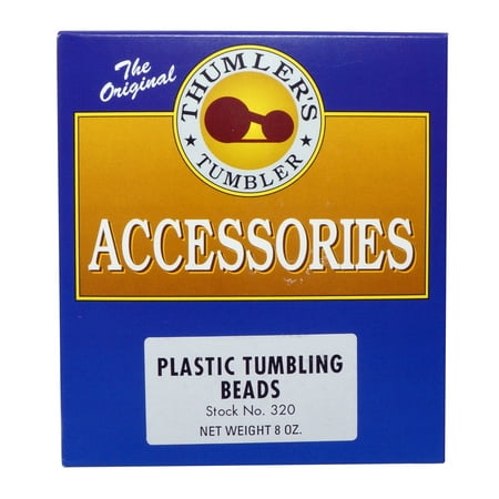 Thumlers Tumbler 8 oz. Plastic Tumbling Beads Rock Polishing