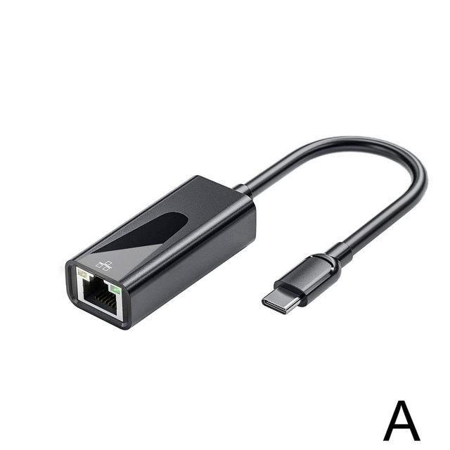CNKOO Adaptateur USB C vers Ethernet Type-C 3.0 vers Réseau RJ45 100/1000Mbps Gigabit Y1R3