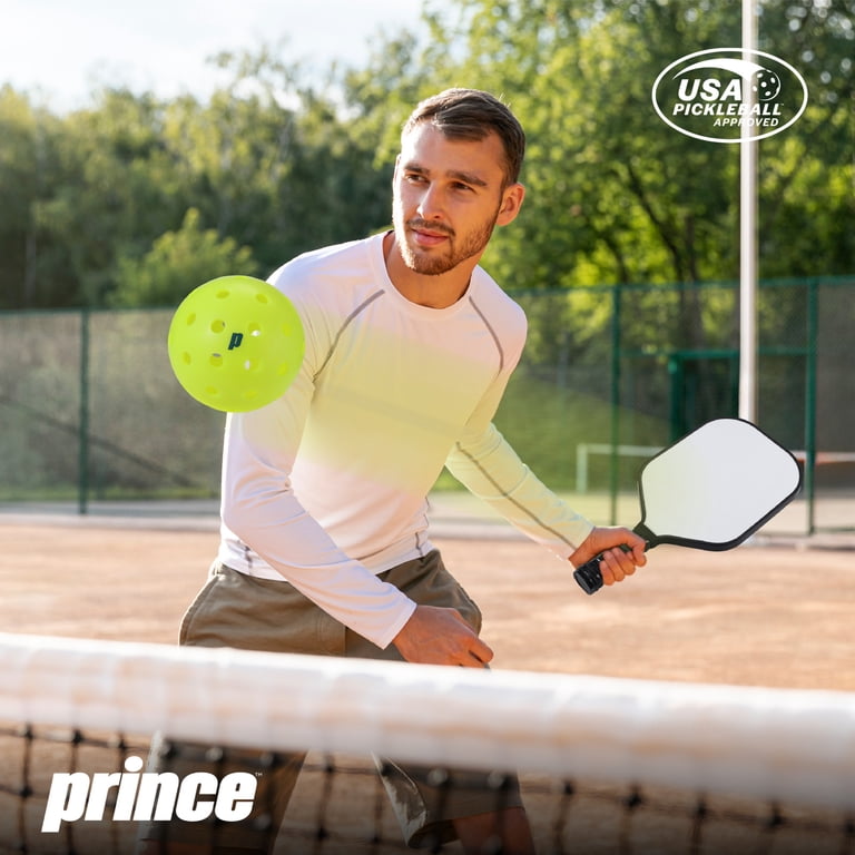 Prince Outdoor Pickleball Balls, 3 Pack with Jar photo 3